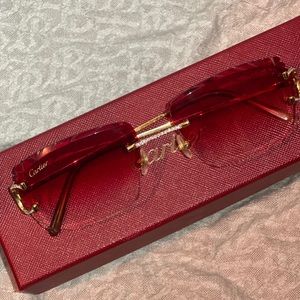 Red cartier glasses